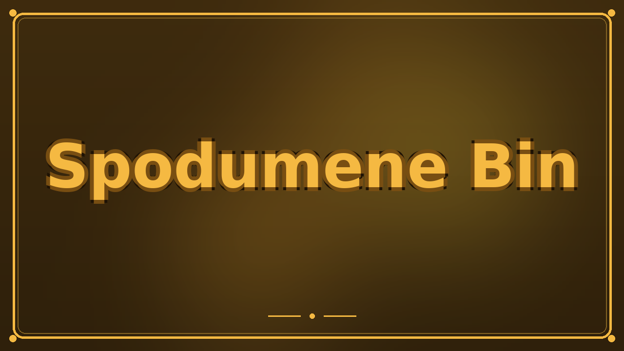 Spodumene Bin