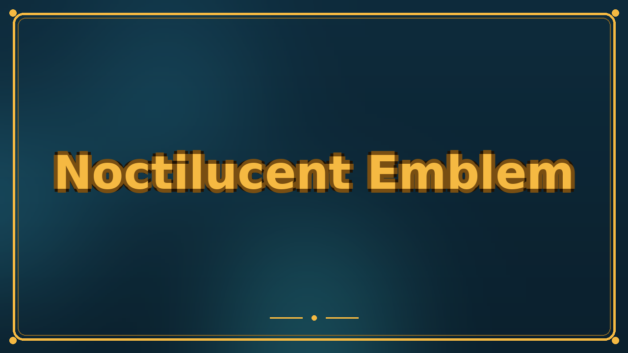 Noctilucent Emblem