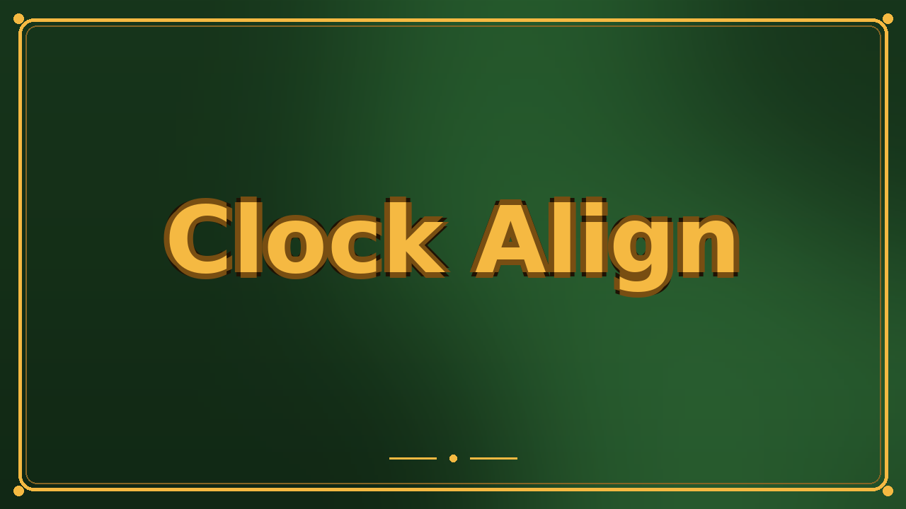 Clock Align