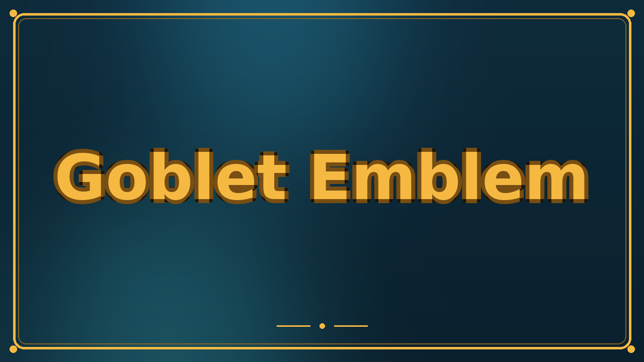 Goblet Emblem